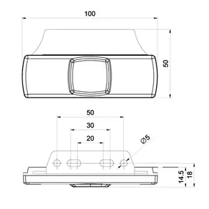 LED ÄÄRIVALO KIRKAS 12-30V - LED valot - 2110 - 2