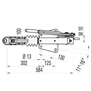 TYÖNTÖJARRU ALKO 90S/3 1000KG - Työntöjarrut - 2090 - 2