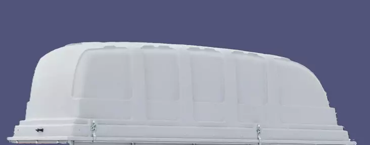 Muovikuomu 410x185x125 harmaa - Muovikuomut - 611 - 1