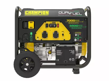 Champion 7000W Dual Fuel bensa/kaasu Aggregaatti - Aggregaatit - 2361 - 1