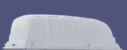 Muovikuomu 410x185x125 harmaa - Muovikuomut - 611 - 1