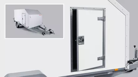 Sivuovi 570x970 mm - Umpikorivaunujen lisävarusteet - 571 - 1