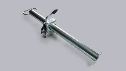 Tukijalka 48x600 mm, 300 kg, sis kiinnike - Nokkapyörät, tukijalat, kulmatuet - 521 - 1