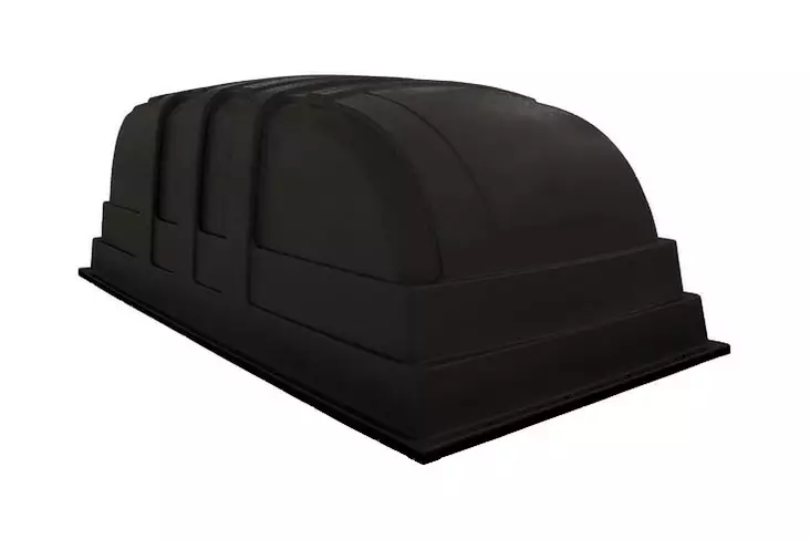 Muovikuomu 300x150x100 musta - Muovikuomut - 592 - 1