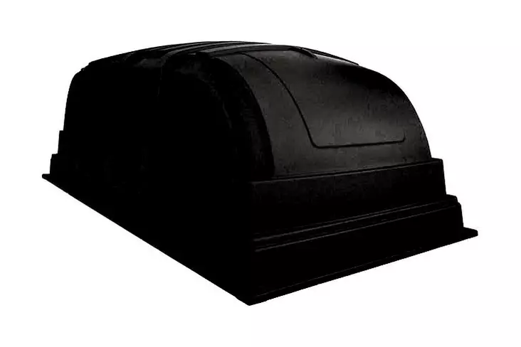 Muovikuomu 410x185x125 musta - Muovikuomut - 612 - 1