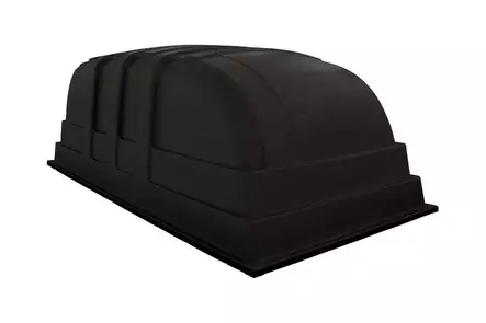 Muovikuomu 300x150x100 musta - Muovikuomut - 592 - 1