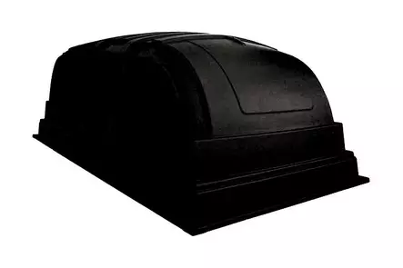 Muovikuomu 410x185x125 musta - Muovikuomut - 612 - 1