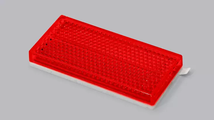 Heijastin punanen, teippi - Heijastimet - 183 - 1