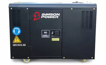 Bimson Power 15 kVa Watt kolmevaiheinen dieselaggregaatti, ATS - Aggregaatit - 2363 - 1