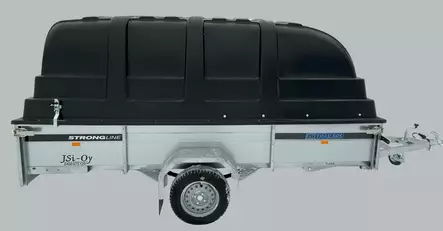 Kuomukärry Jsi 325-150-142 L musta - Kuomukärryt - 773 - 1