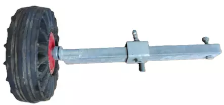 Sivutuen varsi 45 cm+pyörä - Venetrailereiden varaosat - 643 - 1