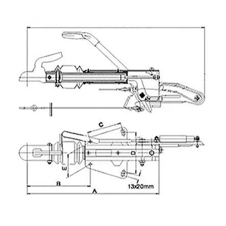 TYÖNTÖJARRU KNOTT KF10-C 1000 kg V - Työntöjarrut - 1033 - 2