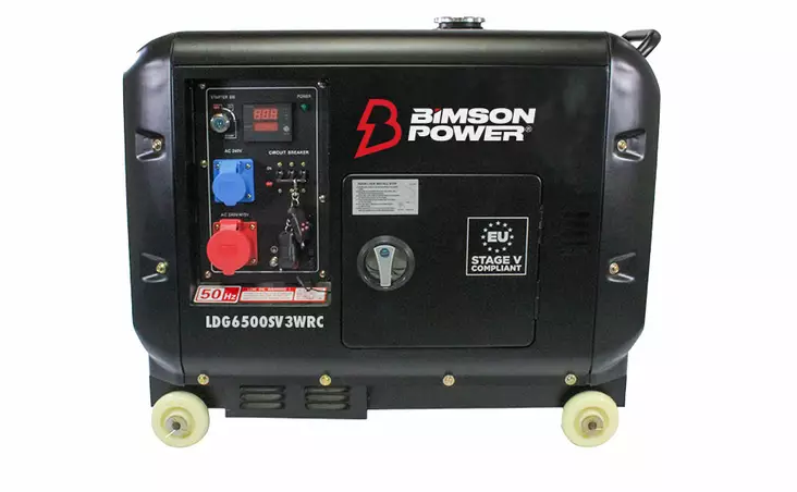 Bimson Power 5500W 3-vaiheinen Dieselaggregaatti - Aggregaatit - 2364 - 1