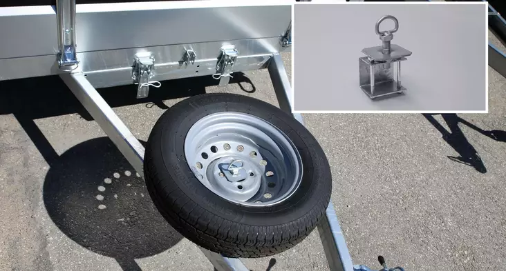 Varapyörä teline - Muut lisävarusteet - 564 - 1