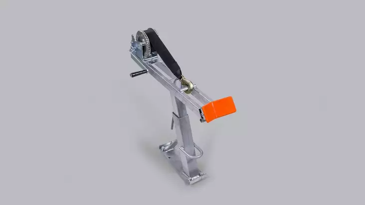 Vinssipukki+vinssi 60x80 putkelle - Venetrailereiden lisävarusteet - 314 - 1