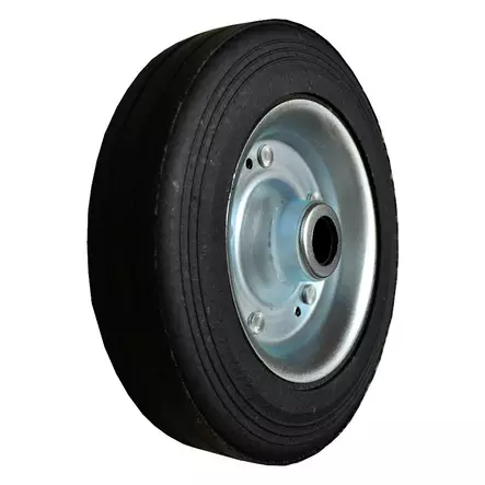 KOVAKUMIPYÖRÄ 200X50 PELTIV. - Nokkapyörät, tukijalat, kulmatuet - 1214 - 1