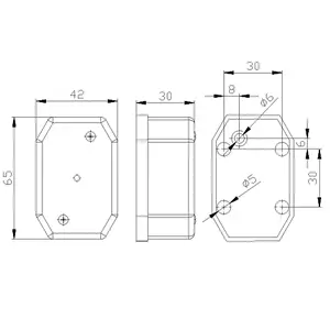 LED ETUVALO 0,5M DC JOHDOLLA - Etu- ja sivuvalot - 1454 - 2