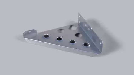 Lokasuojan tukirauta 242x215 mm o.taka, v.etu - Lokasuojat - 374 - 1