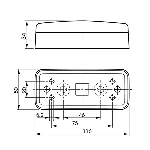 TALMU 1178 SIVUVALO 12V/24V - Etu- ja sivuvalot - 1404 - 2