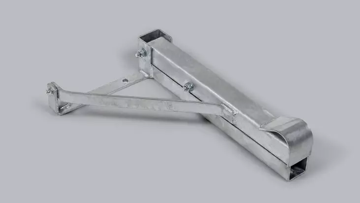 Kulmatuki työmaavaunuun oikea 500 kg - Tukijalat - 135 - 1