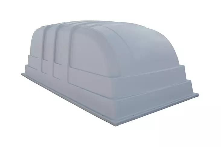 Muovikuomu 325x150x100 harmaa - Muovikuomut - 595 - 1