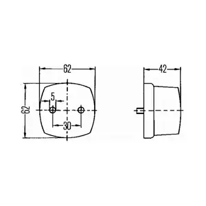 HELLA ÄÄRIVALO KIRK. - Etu- ja sivuvalot - 1405 - 2