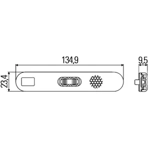 HELLA LED-ÄÄRIVALO 12V - Etu- ja sivuvalot - 1415 - 2