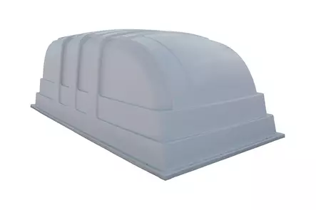 Muovikuomu 325x150x100 harmaa - Muovikuomut - 595 - 1