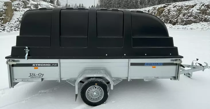 Muovikuomu 325x150x100 musta - Muovikuomut - 596 - 1