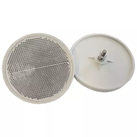 Heijastin pyöreä 80 mm, valk, pelti - Heijastimet - 696 - 1