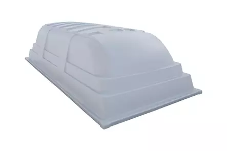 Muovikuomu 200x125x60 harmaa - Muovikuomut - 586 - 1