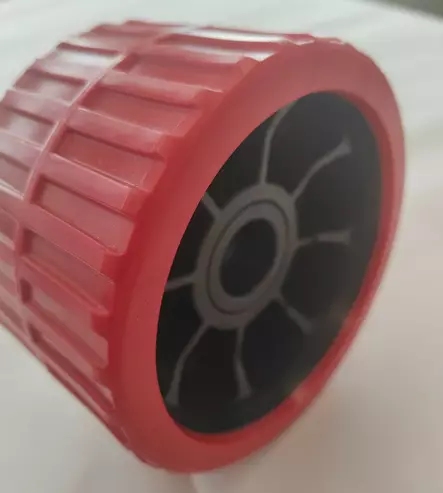 Sivurulla punainen 74mm x 120mm x 21mm - Sivurullat - 2396 - 2