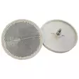 Heijastin pyöreä 80 mm, valk, pelti - Heijastimet - 696 - 1