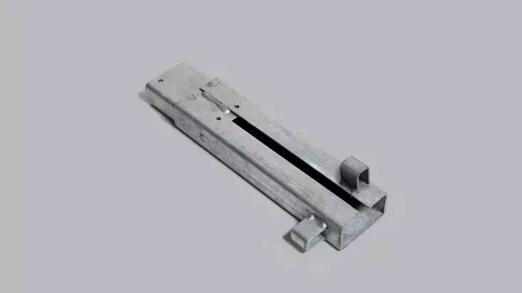 Lavettitrailerin kulmatolppa oik 40x80x300 mm - Pääty- ja sivulaidat - 447 - 1