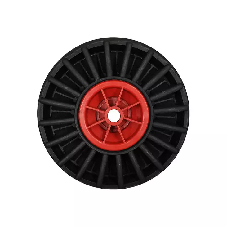 Täyskumipyörä 260x85 muoviv. - Sivurullat - 627 - 1