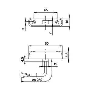 JOKON LED ÄÄRIVALO PUN. 12V - Etu- ja sivuvalot - 2107 - 2