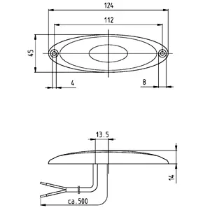 JOKON LED ETUVALO 12V, VALK. - LED valot - 1447 - 2