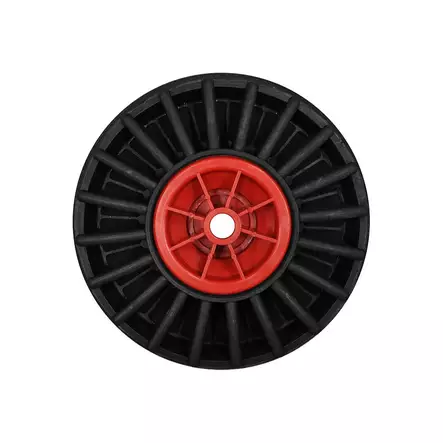 Täyskumipyörä 260x85 muoviv. - Sivurullat - 627 - 1