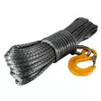 Synteettinen köysi, musta 11mm x 30m koukulla 10800 kg - Sähkövinssit - 2277 - 3