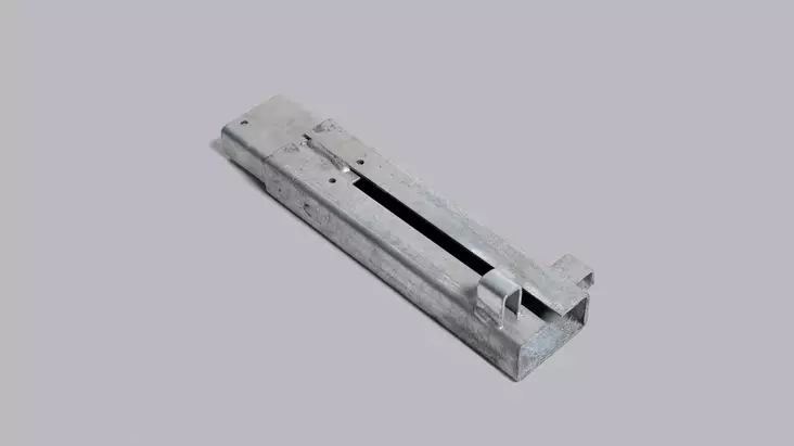 Lavettitrailerin kulmatolppa vas 40x80x300 mm - Pääty- ja sivulaidat - 448 - 1