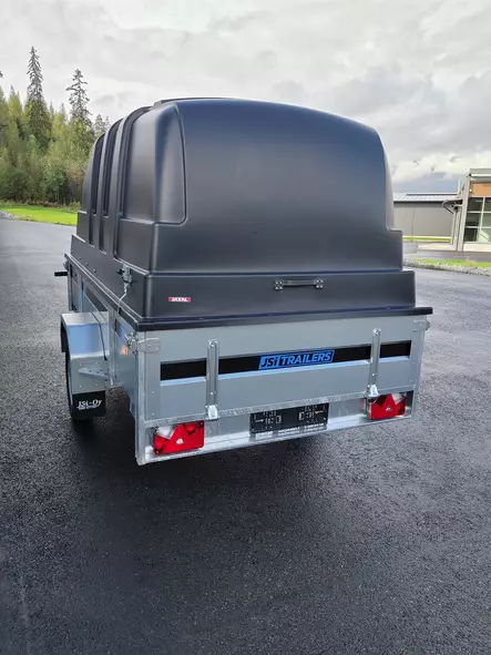 Kuomukärry Jsi 300-150-142 L Musta - Kuomukärryt - 2218 - 1