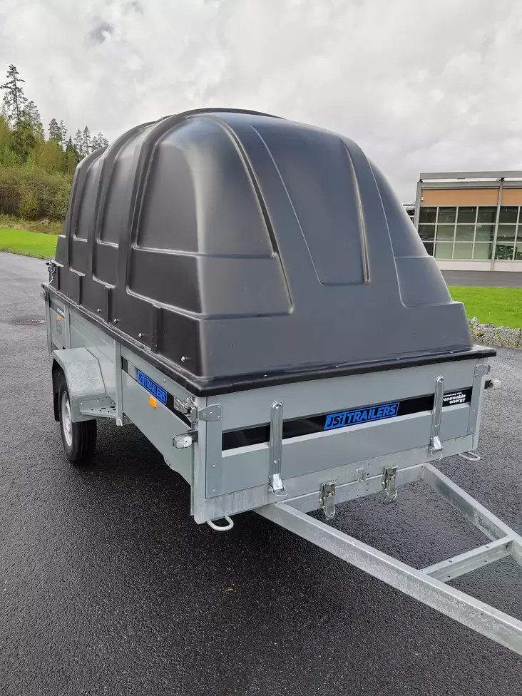 Kuomukärry Jsi 350-150-165 L musta - Kuomukärryt - 779 - 1