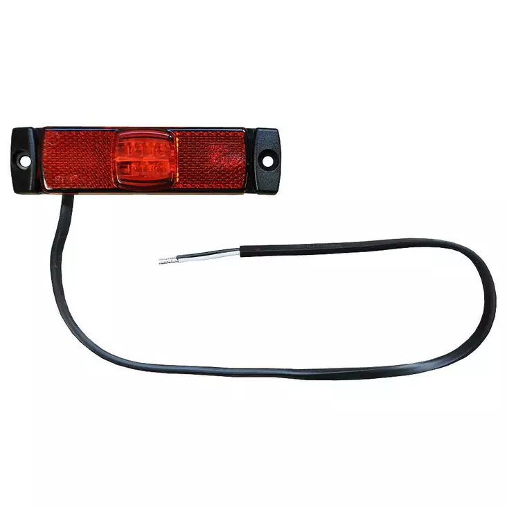 LED ÄÄRIVALO PUN. 12-30V - LED etu- ja sivuvalot - 2109 - 1