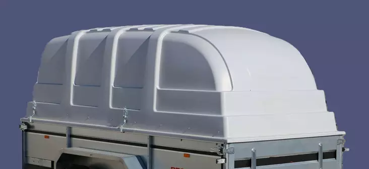 Muovikuomu 350x150x100 harmaa - Muovikuomut - 599 - 1