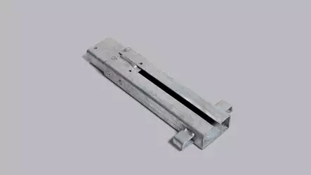 Lavettitrailerin sivutolppa 40x80x300 mm - Pääty- ja sivulaidat - 449 - 1